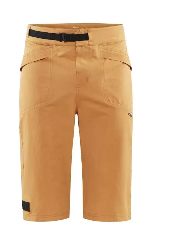 Pánské cyklošortky CRAFT Core Pffroad XT Pad oranžové Velikost: XXL