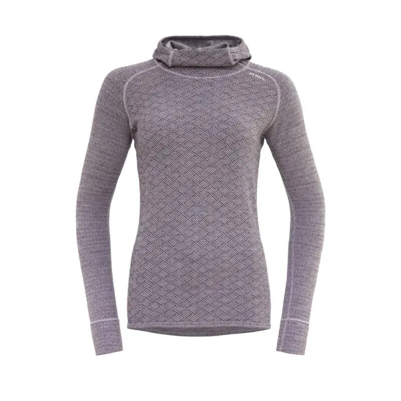 W Triko DEVOLD KVITEGGA MERINO 230 HOODIE