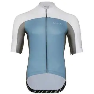 Pánský cyklo dres SILVINI Stelvio šedá Velikost: