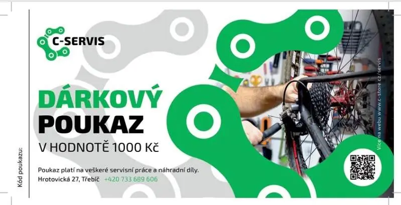 Dárkový poukaz servis