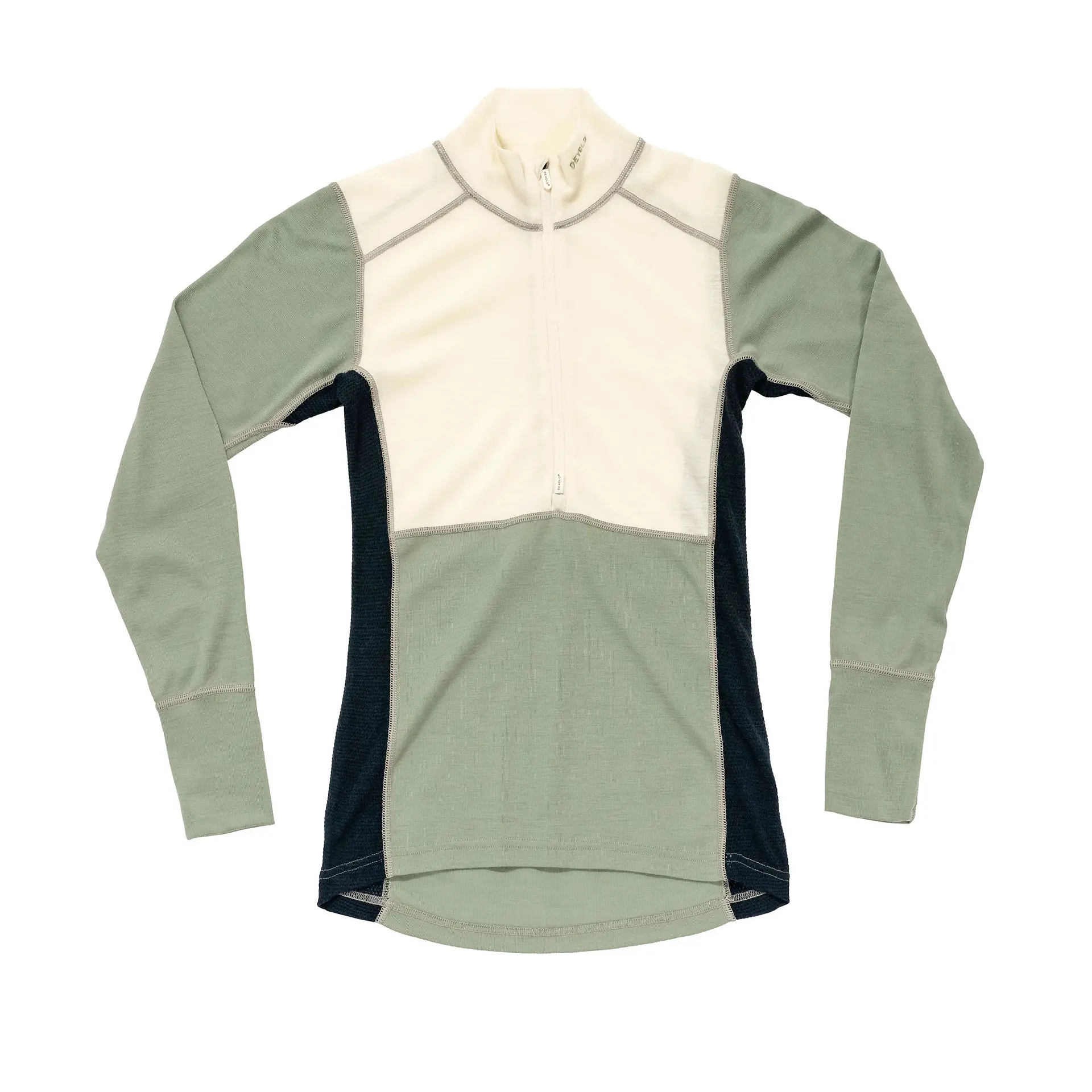 W Triko DEVOLD LAUPAREN MERINO 190 ZIP NECK