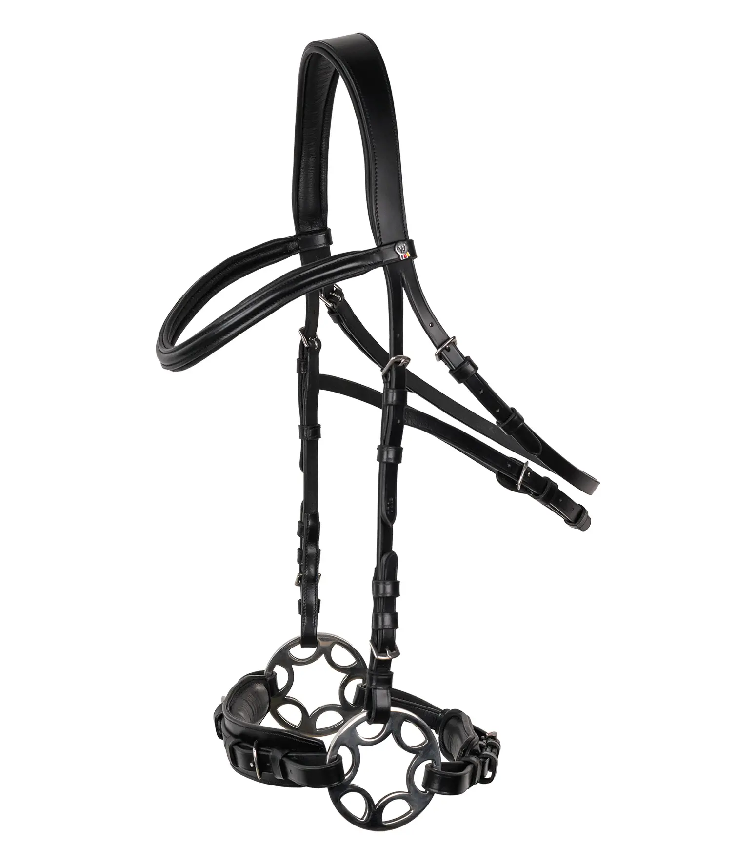 Anatomická hackamore uzdečka Waldhausen X-Line Sensitiv