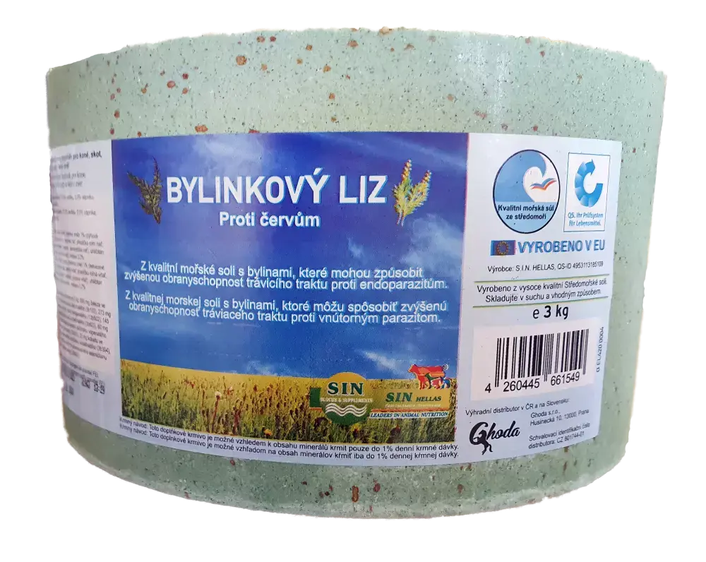 Bylinkový liz proti červům