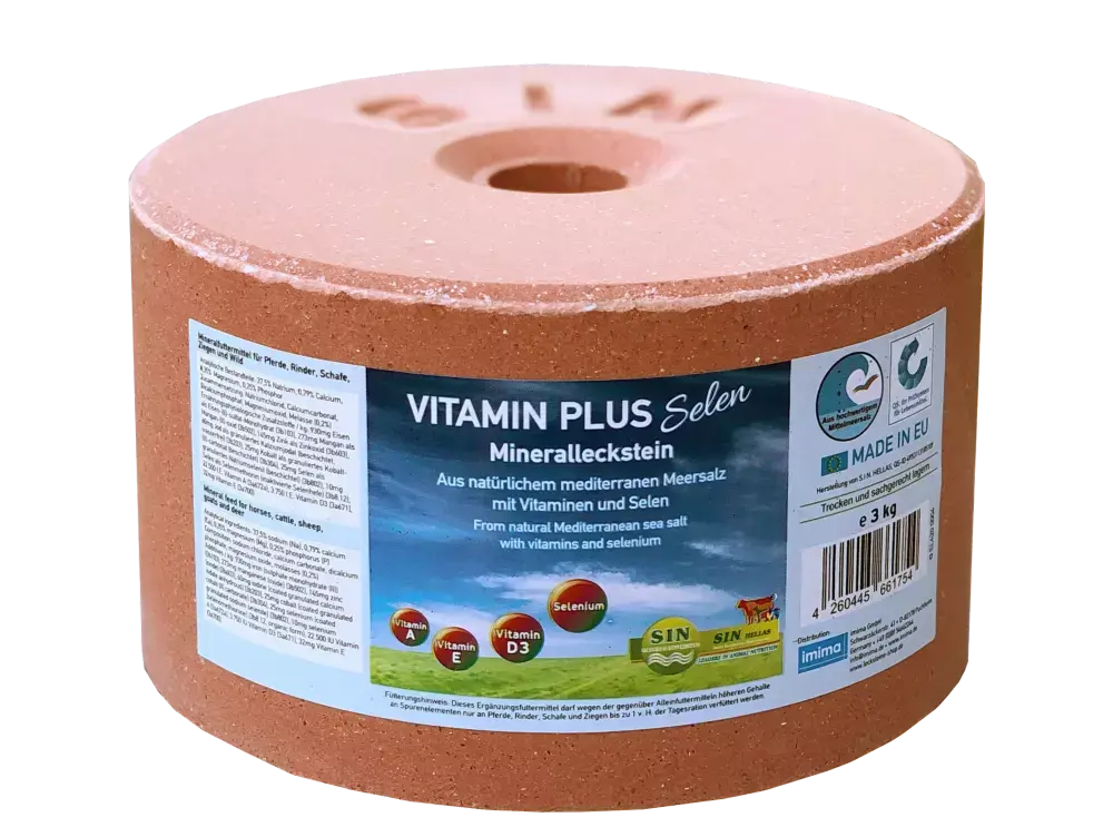 Vitamín plus selen, minerální liz pro koně s organickým selenem a vitamíny (balení 3kg)