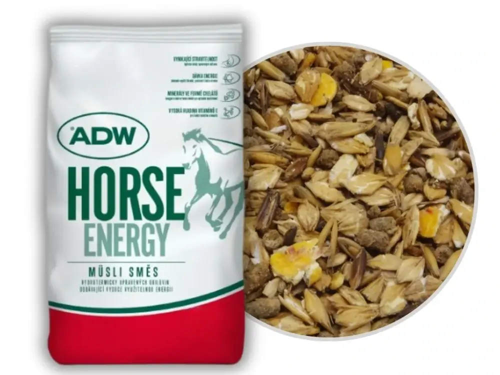 Müsli pro koně ADW Sport 25kg (Vysoce energetické müsli pro koně v tréninku)
