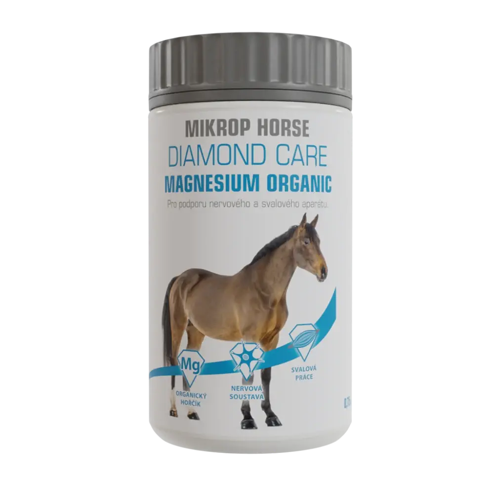 Mikrop Horse Diamond Care Magnesium Organic 750g (PODPORA NERVOVÉ SOUSTAVY A SVALOVÉHO APARÁTU)