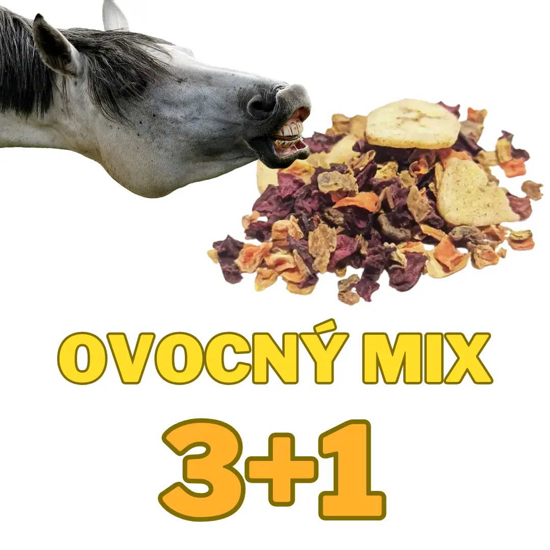 Ovocný mix pro koně 3+1 kg ZDARMA (cena celkem za 4 kg)