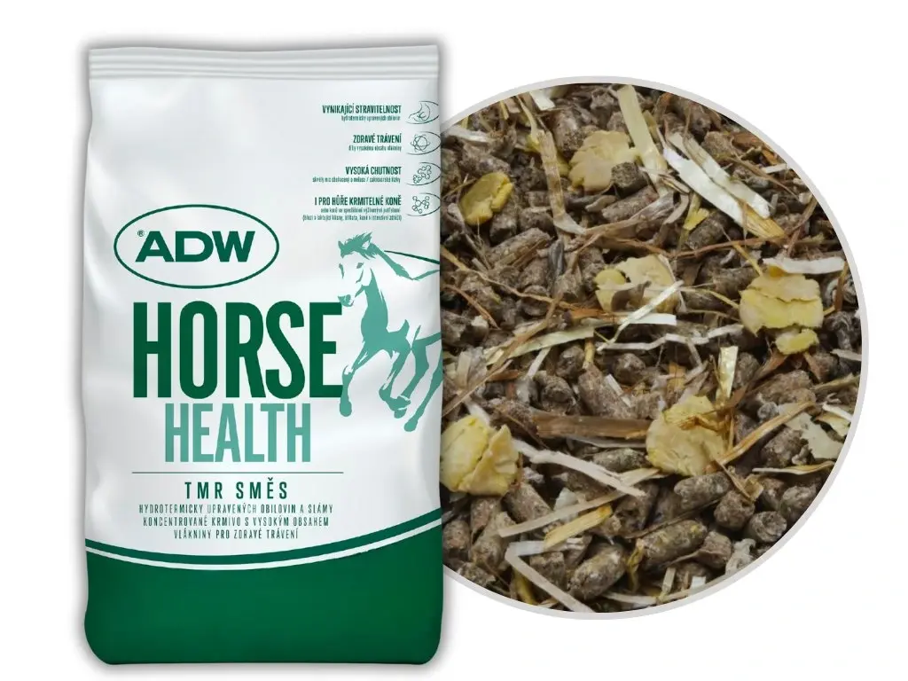 Řezankové musli ADW TMR Grain free 15 kg (Špičkové bezobilné krmivo pro koně)