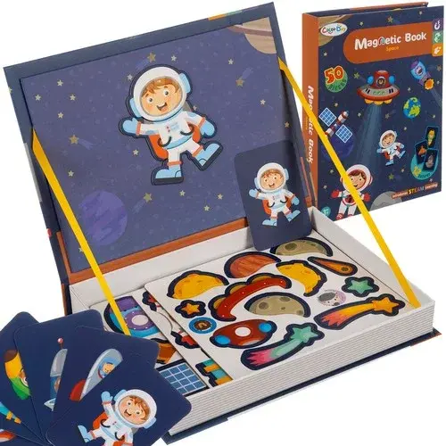 Magnetická puzzle knižka - vesmír