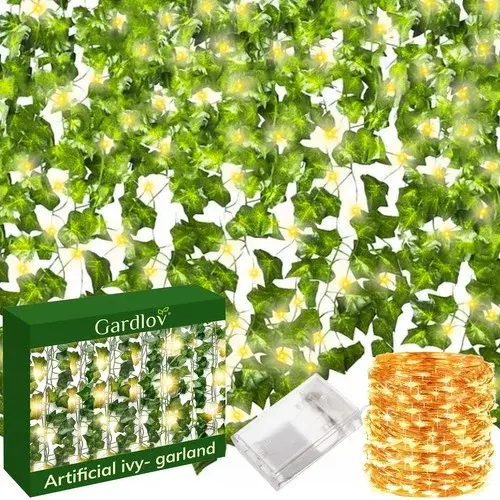 Umělý břečtan s LED osvětlením - délka 25m