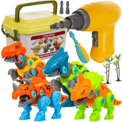 Šroubovací stavebnice – dinosauři 4 v 1