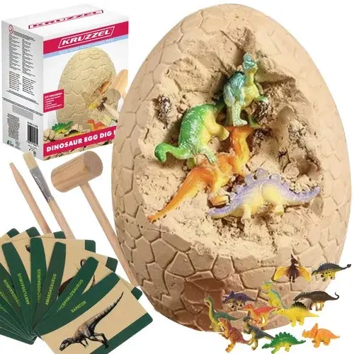 Dinosauří vejce 15 cm - malý archeolog