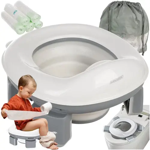 Dětský skládací cestovní nočník 2 v 1
