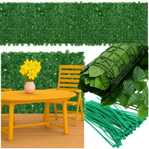 Umělý živý plot 50 x 500 cm – břečťan