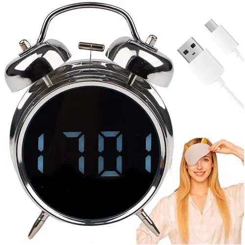 LCD budík v retro designu