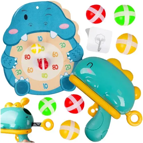 Arkádová střílečka na terč s dinosaury