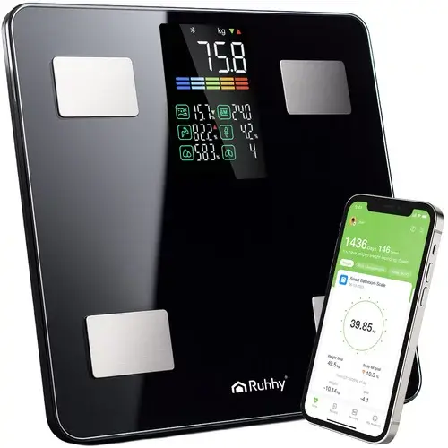 Elektronická analytická osobní váha do 226 kg – černá