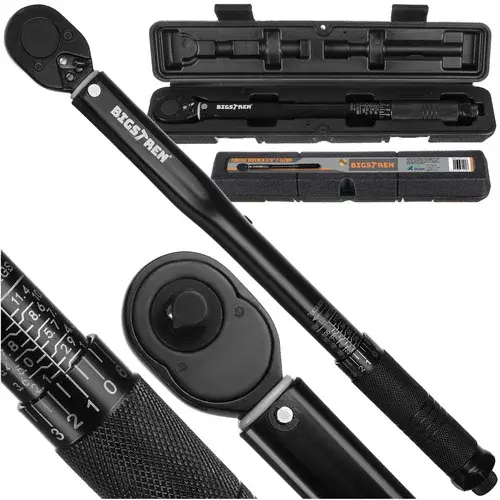 Momentový klíč s pojistkou 3/8" 7–112 Nm