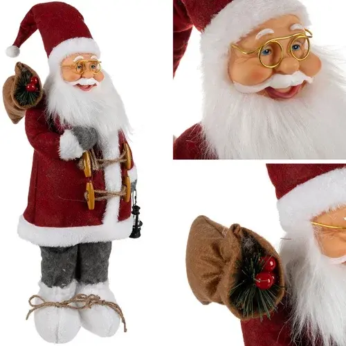 Figurka - postavička Santa Claus – 45 cm