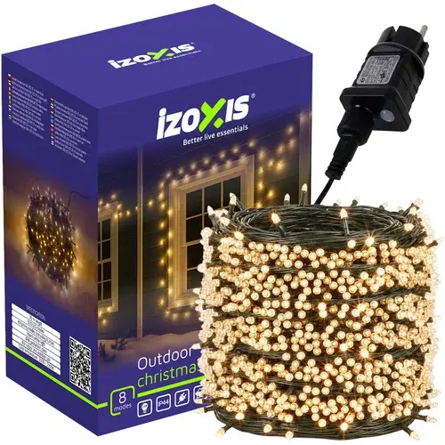 Vánoční LED řetěz 500 LED venkovní - 35m teplá bílá