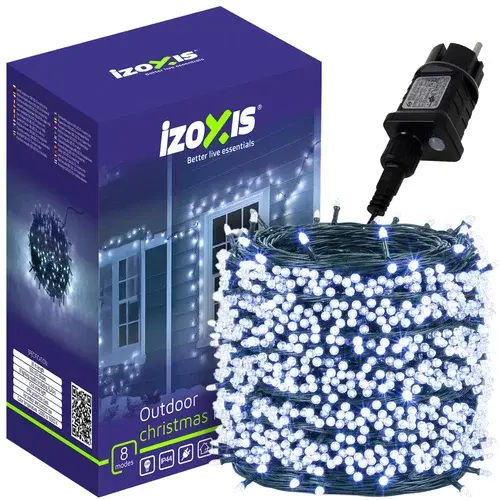 Vánoční LED řetěz 500 LED venkovní - 35m bílá