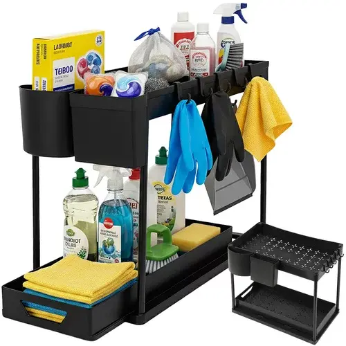 Organizér pod dřez – černý