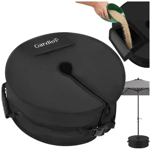 Závaží na slunečník 48 cm – plnitelné pískem až 40 kg