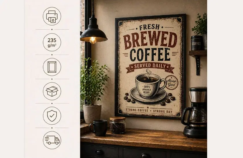 Fresh coffee - obraz - Čerstvá káva každý den 08