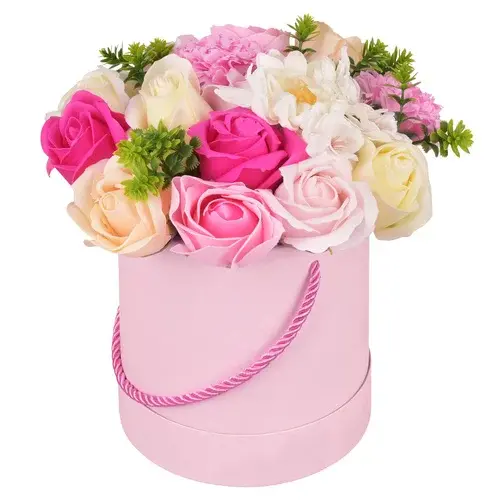Flower box - Dárková krabička s květinami