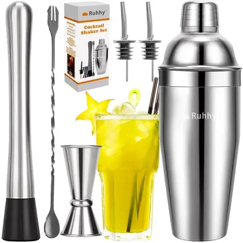 Nerezová barmanská sada 700 ml – 6dílná sada