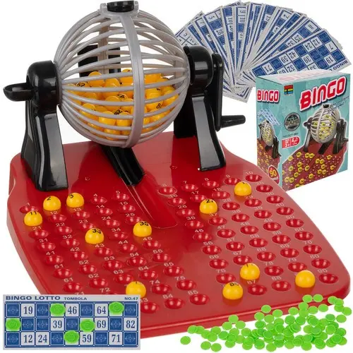 Bingo hra pro děti a rodiny s losovacím strojem