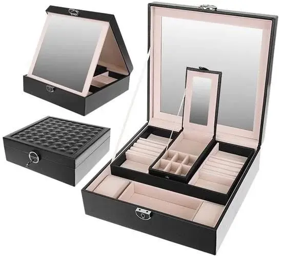 Šperkovnice na klíč BEAUTYLUSHH – Černá