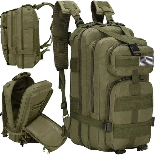 Taktický vojenský batoh XL TRIZAND zelený – 35 l