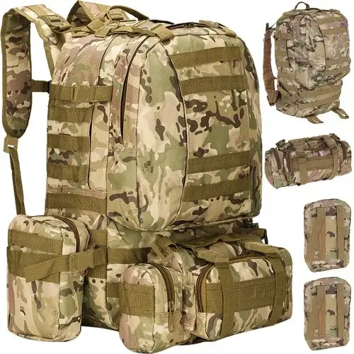 Velký CAMO vojenský batoh TRIZAND – 45 l