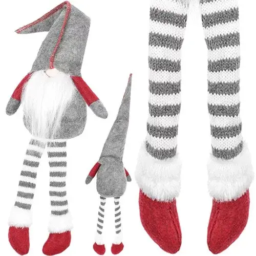 Sedící skřítek – šedý elf 50 cm