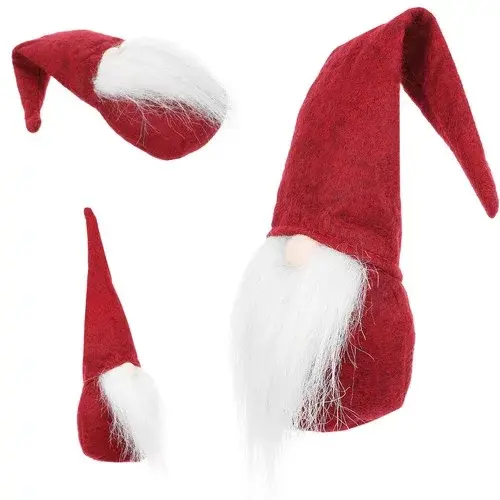 Stojící skřítek – červený elf 30 cm