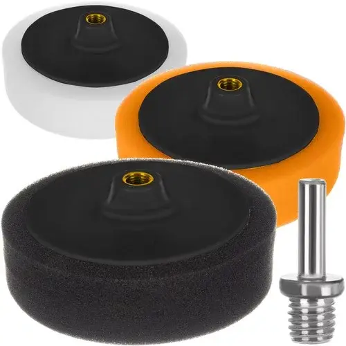 Leštící houby na auto 145 mm - sada 3 kusů