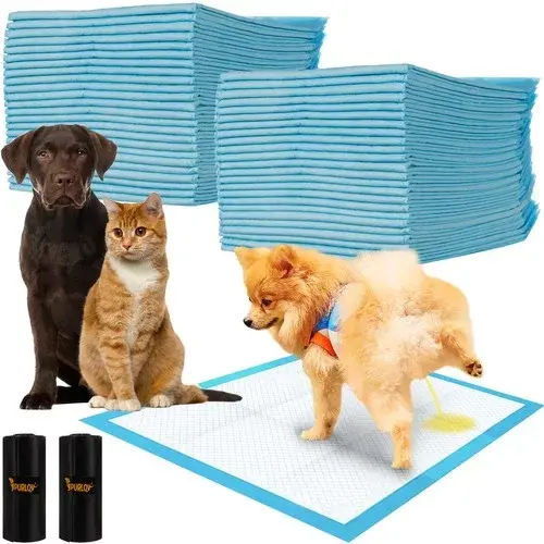 Absorpční hygienické podložky 50 ks – 60x60 cm + sáčky na exkrementy