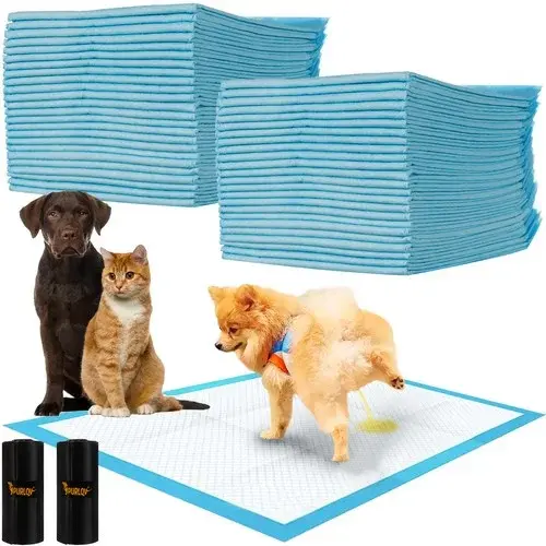 Absorpční hygienické podložky 50 ks – 60x90 cm + sáčky na exkrementy