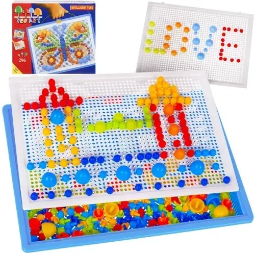 Vzdělávací mozaika pro děti - puzzle sada 296 dílků