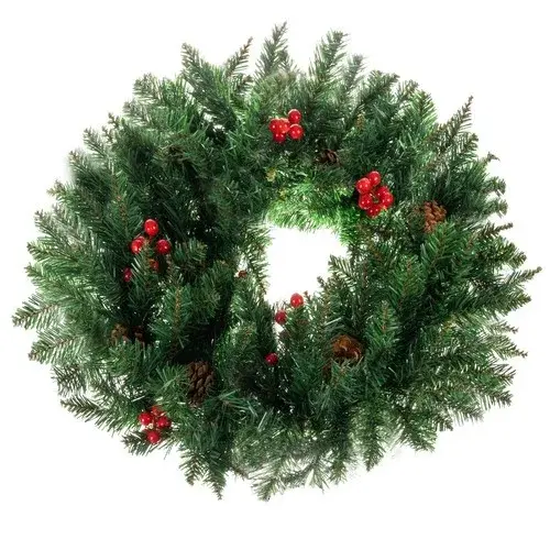 Dekorativní vánoční věnec - 60cm
