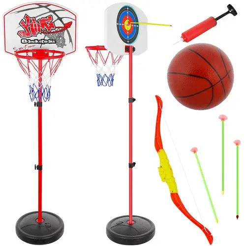 Basketbalový koš s terčem a příslušenstvím