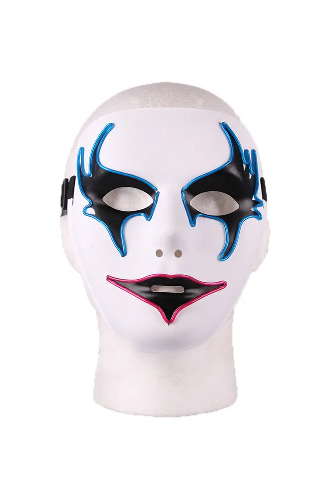 LED svítící masky na obličej - Joker