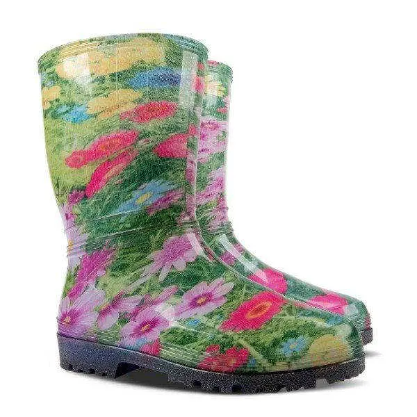 Demar Dámské holínky Rainny Print 0054 E louka
