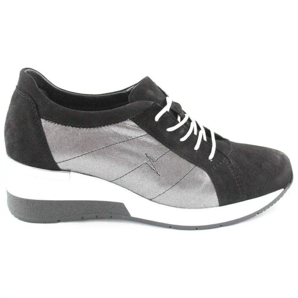 BARTON 2183 Dámské polobotky černé