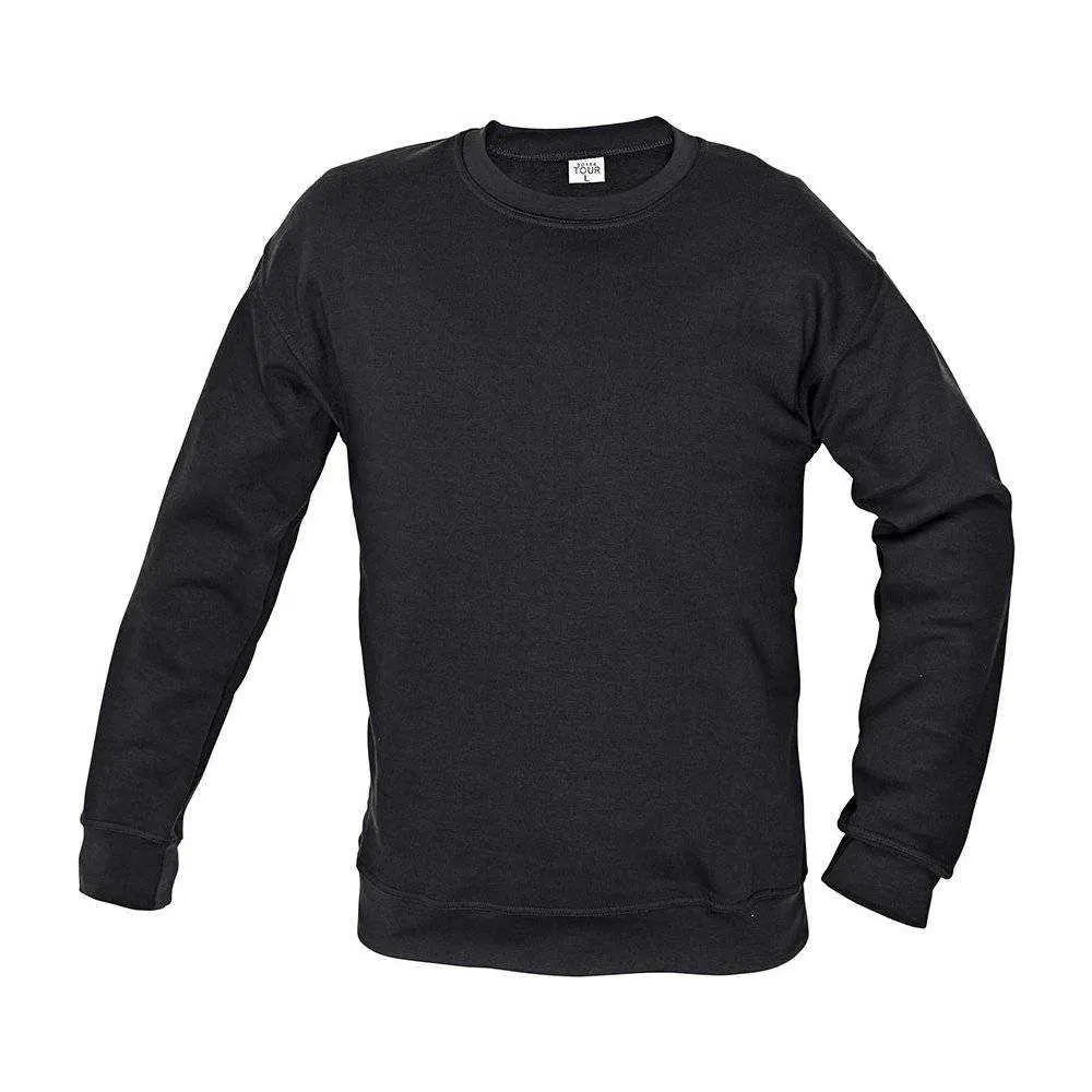 Červa TOURS Unisex mikina černá XL 0306000160004