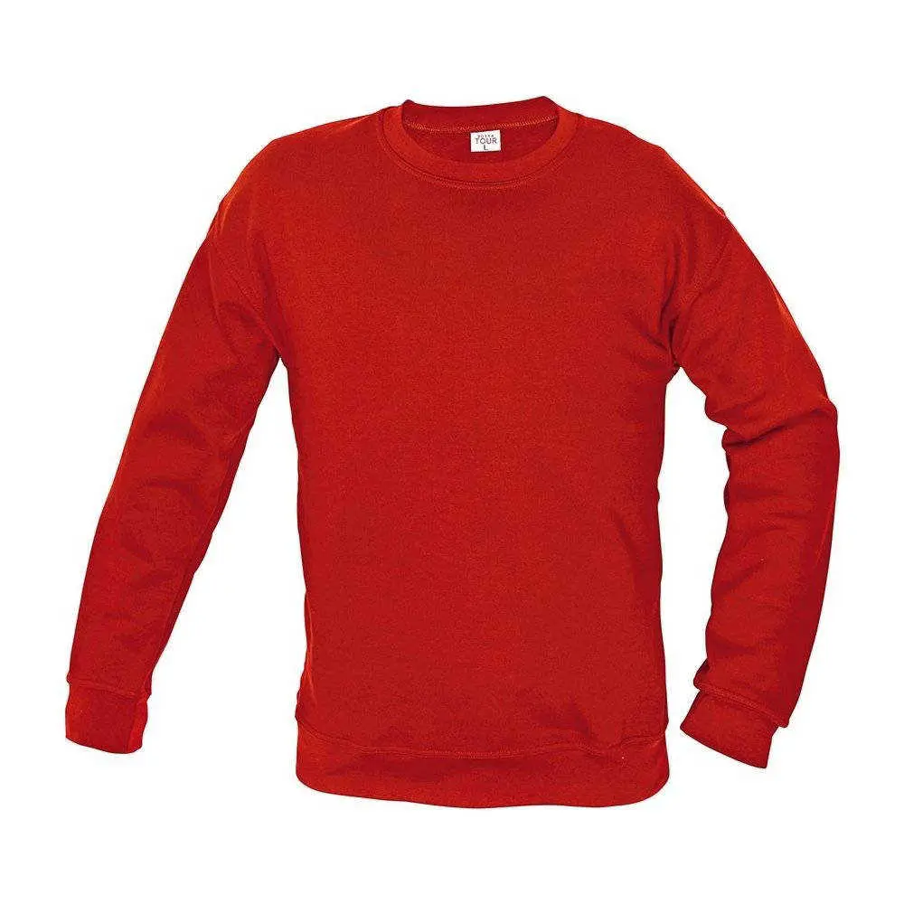 Červa TOURS Unisex mikina červená M 0306000120002
