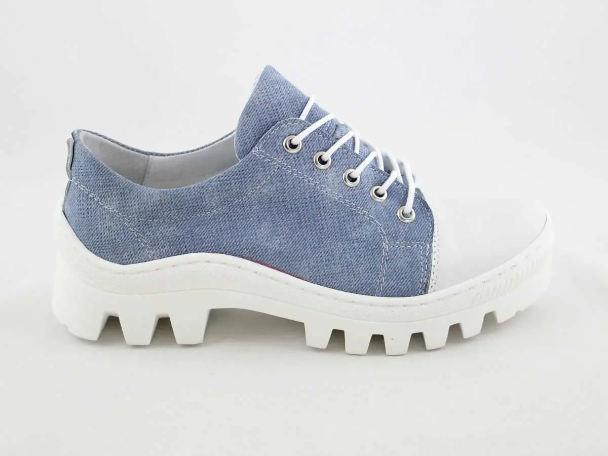 BARTON 2211 Dámské polobotky modré