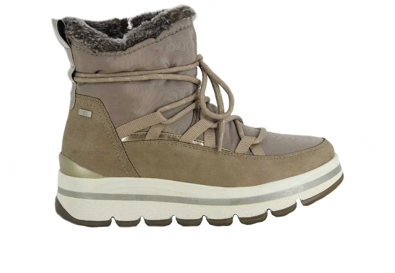 Tom Tailor 4290401 Dámské kotníkové boty beige