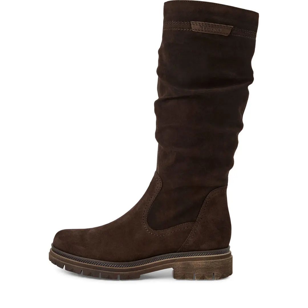 Tamaris 1-25606-45-304 Dámské kozačky mocca 38
